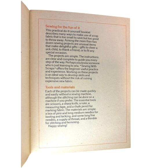 Vintage Sewing Booklet Pair 1976 & 1984 | Sewing with Scraps + Sewing Tricks - Picture 6 of 16